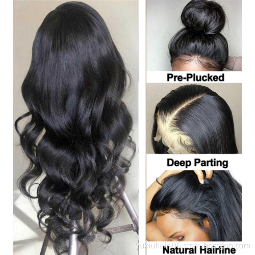 4by4 Body Wave Lace wigs For Black Women Pre Plucked With Babyhair 30inch human Virgin Brazilian Hair Lace Frontal Wig